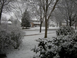 first snow storm of 2012-2013