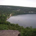 View of the South Shore from the first lookout point