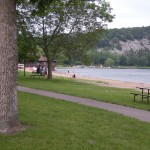 The North Shore beach. We stopped to have our picnic here