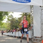 At the finish line - 1:57:01