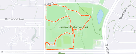 Route Map in Garner Park